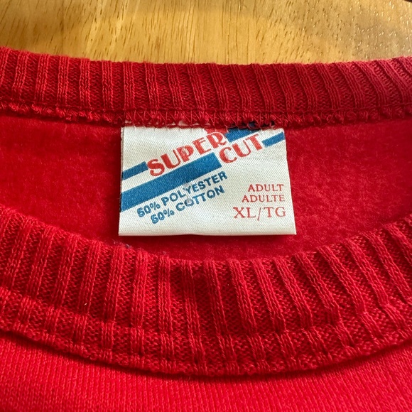 Vintage 90’s Canada North Crewneck with puff print wolves. Size XL - Picture 3 of 9